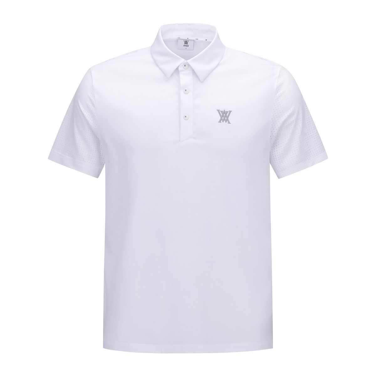 어뉴골프(ANEW GOLF) MEN SIGNATURE LOGO SHORT T-SHIRT_WH