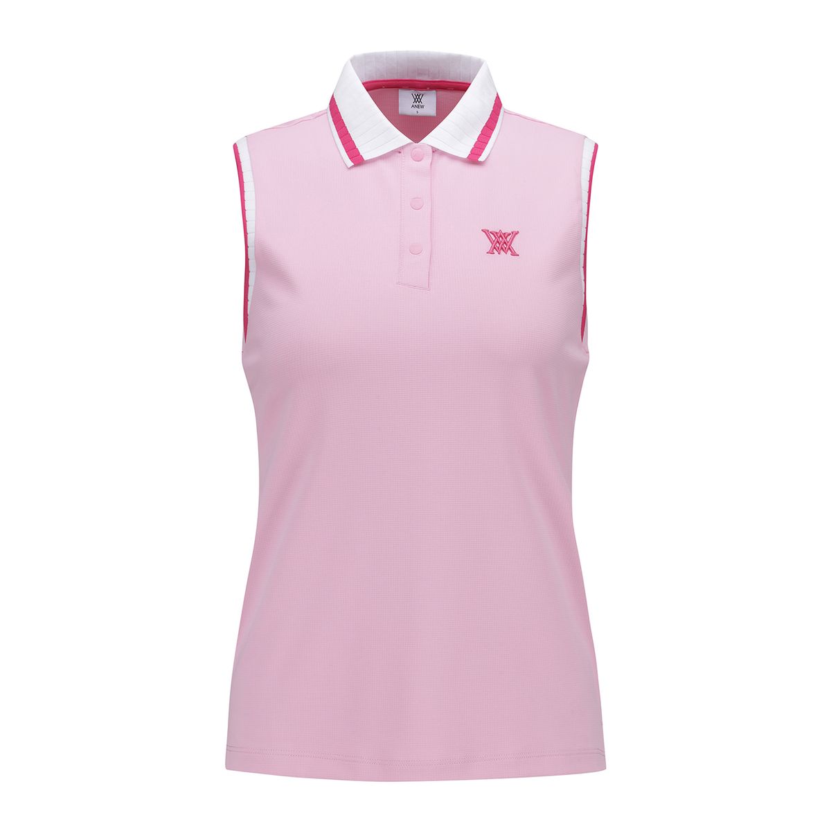 어뉴골프(ANEW GOLF) WOMEN KINT COLLAR SLEEVELESS_LP
