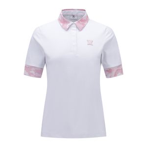 WOMEN CAMOFLAGE POINT SHORT T-SHIRT_WH