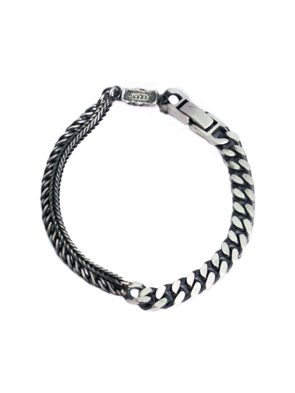 하랑(HARANG) HR 245B_Half &Half Triple Chain Bracelet