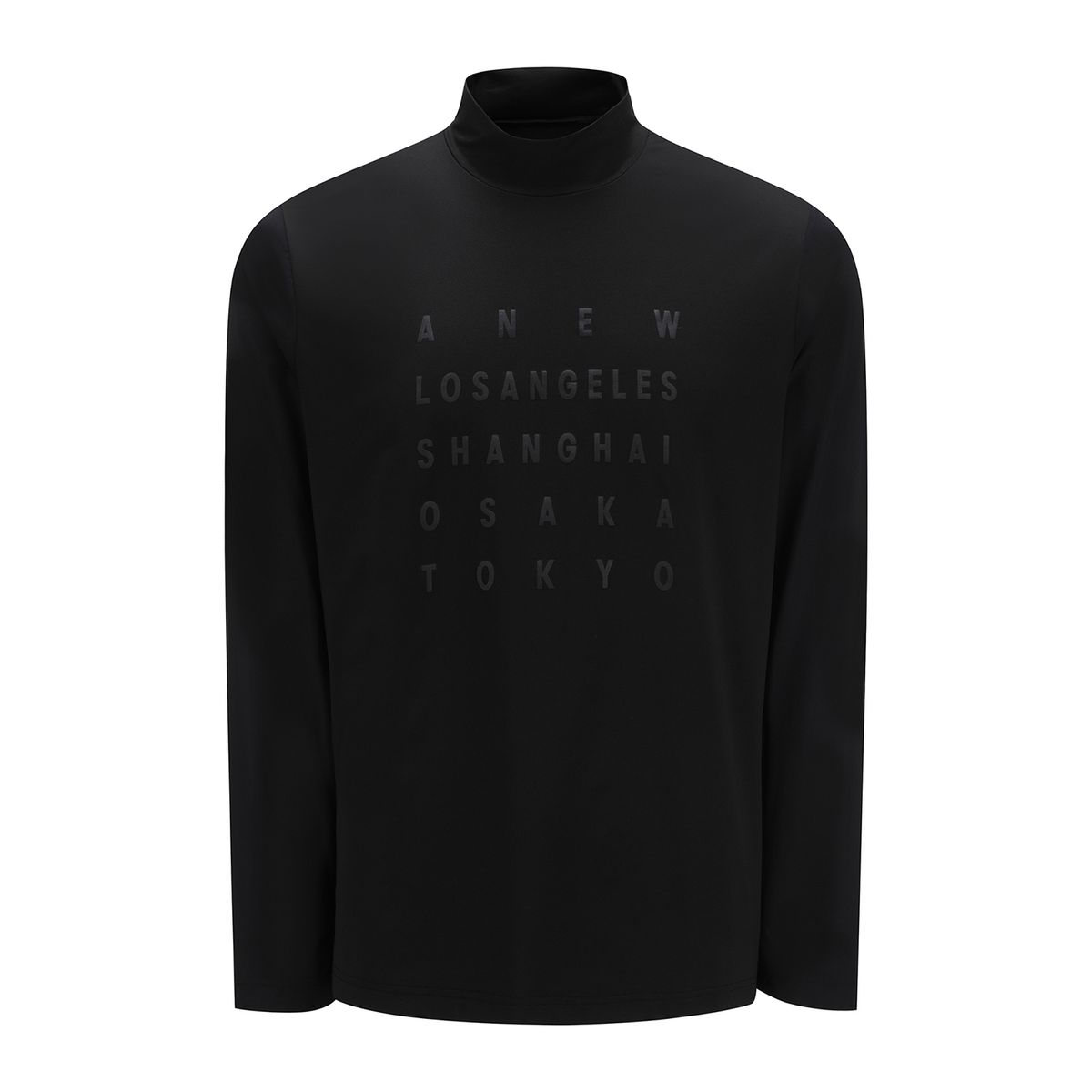 어뉴골프(ANEW GOLF) SUMMER LONG SLEEVE T-SHIRT_BK