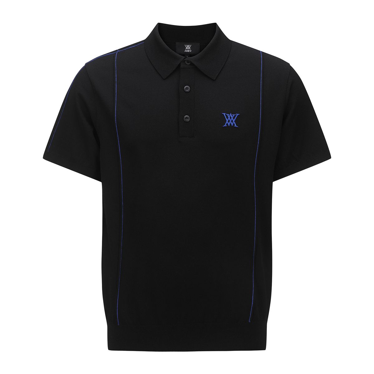 어뉴골프(ANEW GOLF) SHORT-SLEEVED PULLOVER_BK