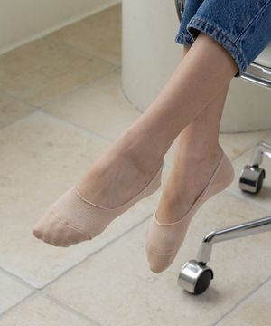 [10PACK] 여자 앞코보강 메쉬 페이크삭스 4 COLORS