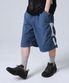 나일론 스켈레톤 쇼츠 웨일 블루