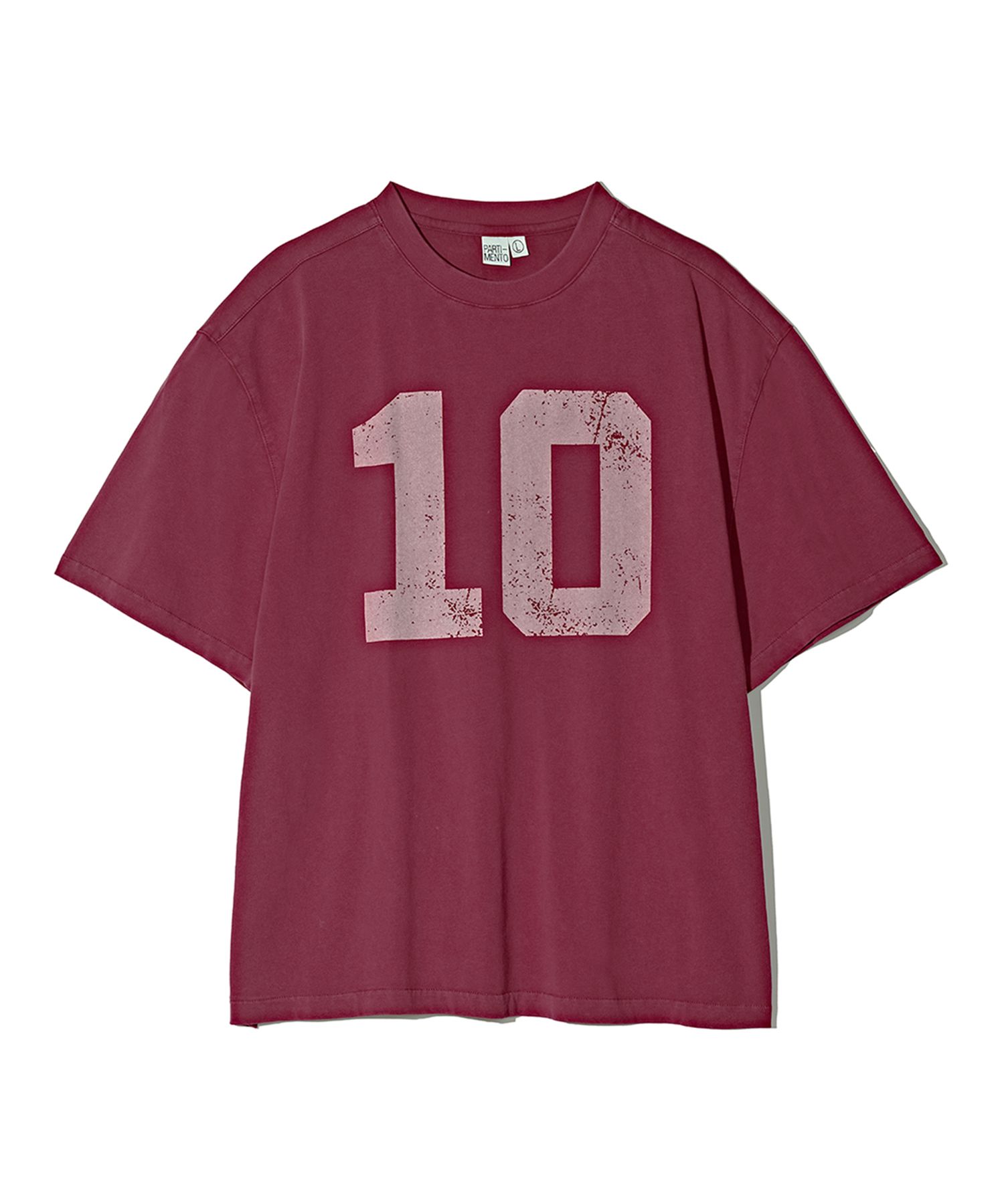 PARTIMENTOの11 Crack Tee MUSINSA | PARTIMENTO Number crack t-red
