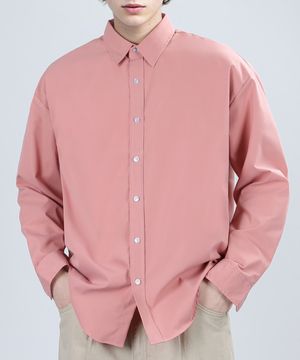 OVER RUSTLE SHIRTS (PINK)