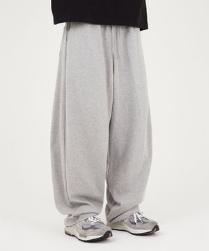 슈퍼 와이드 항아리핏 벌룬팬츠 [그레이]