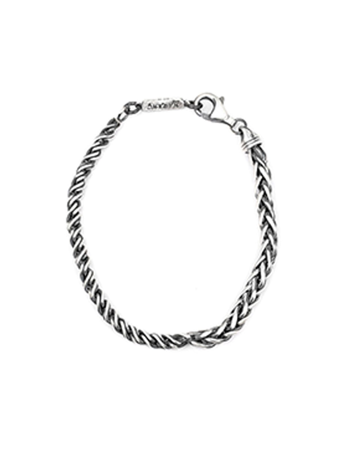 하랑(HARANG) HR 230B_Half &Half Silver Chain Bracelet