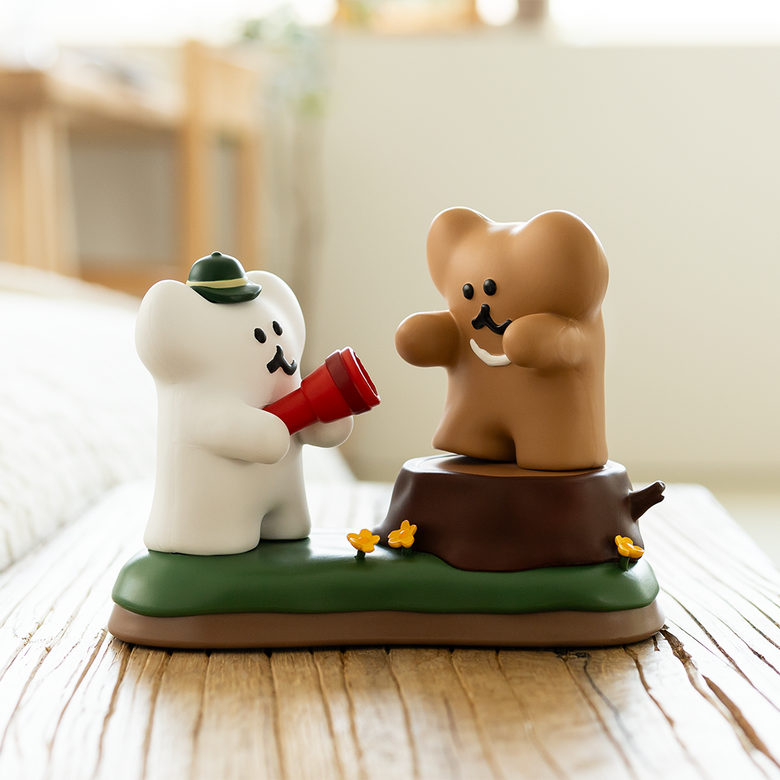QUOKKA & BOBO IN THE WOODS MINI LAMP