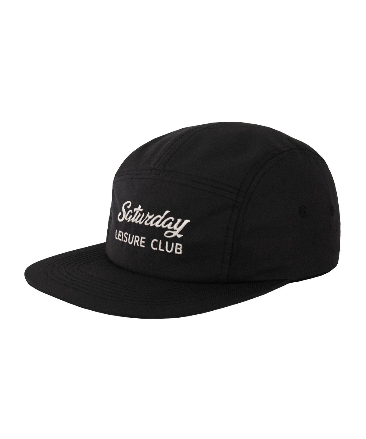 세러데이 레저 클럽(SATURDAY LEISURE CLUB) Leisure Camp Cap(Ripstop) - Black