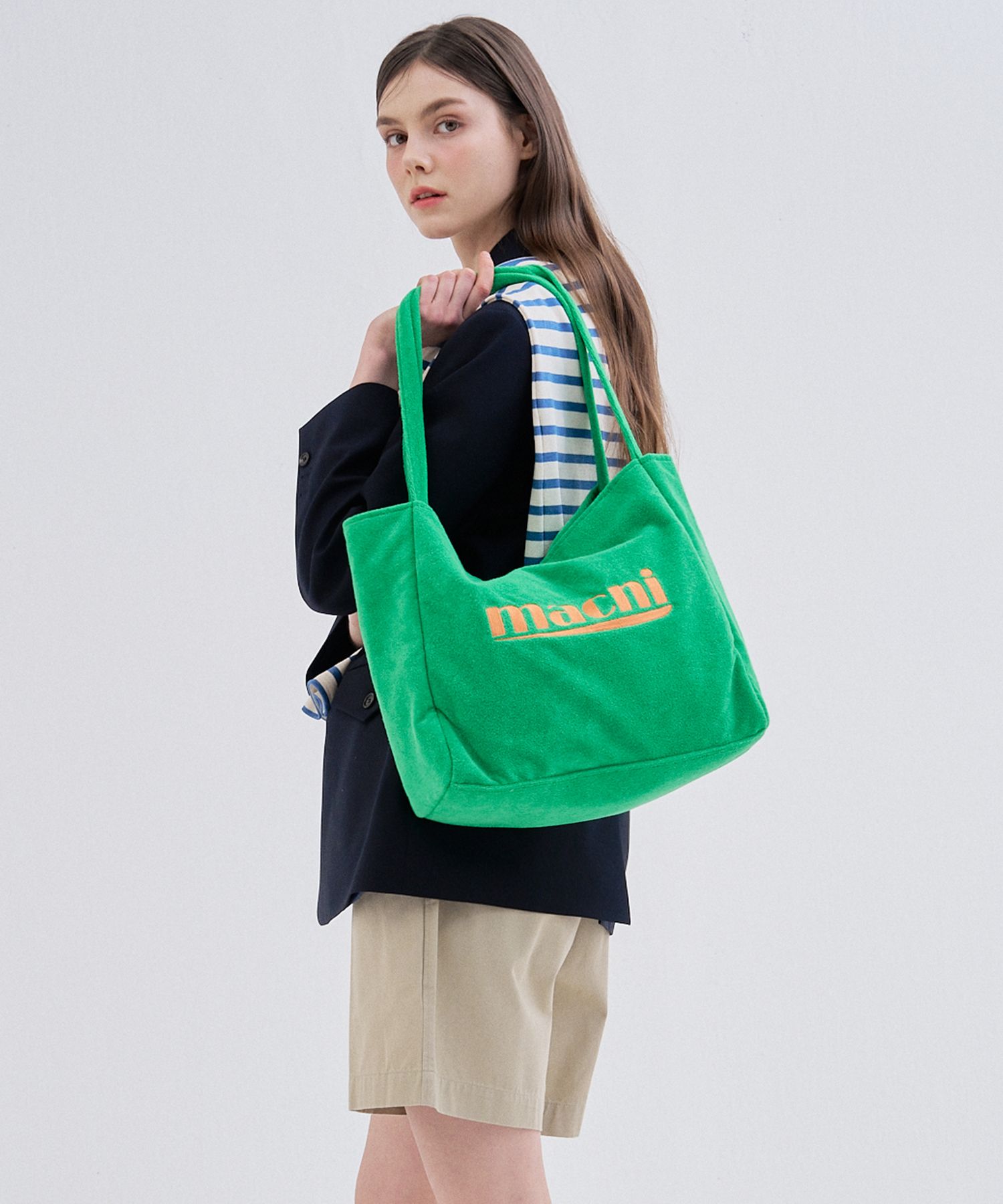 [MACNII] ★韓国NEW BRAND★HOLIDAY TERRY BAG(3COLOR) MUSINSA | MACNI HOLIDAY TERRY BAG_GREEN