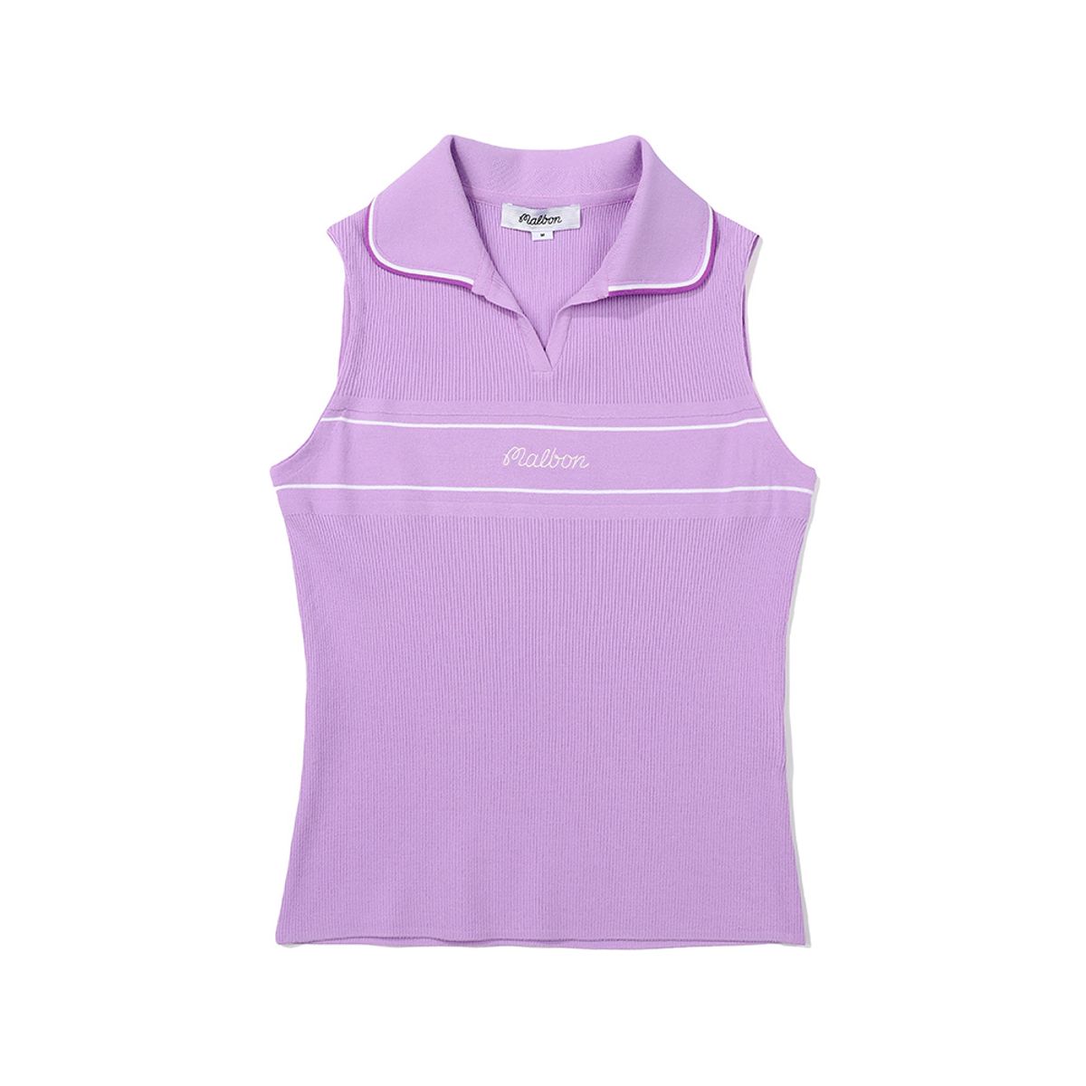 말본 골프(MALBON GOLF) 말본 니트 슬리브리스 PURPLE (WOMAN)