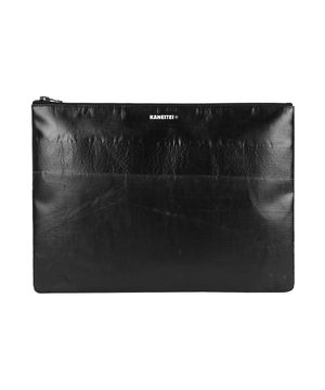 TIGER FLAT POUCH XL (BLACK) / UPCYCLED