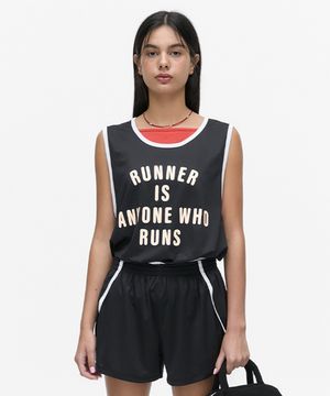 MESH RUNNER CLUB SLEEVE_BLACK