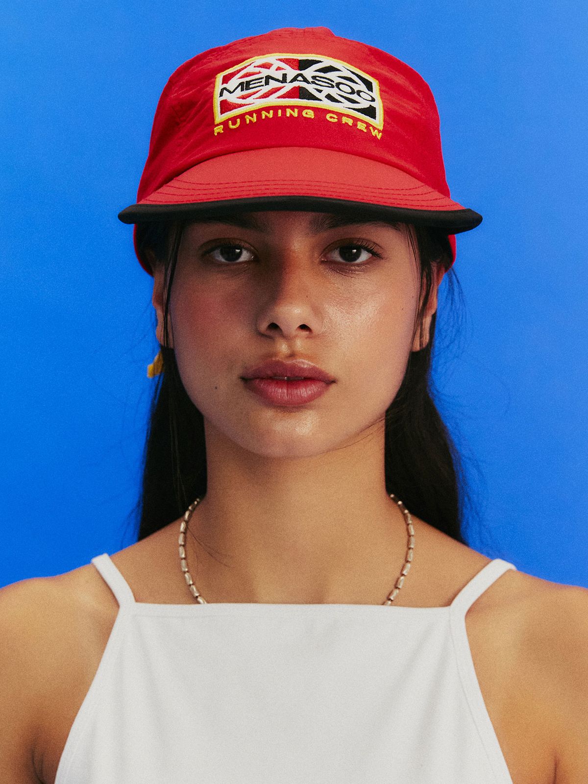 미나수(MENASOO) MENASOO TRACK CAMPCAP_RED