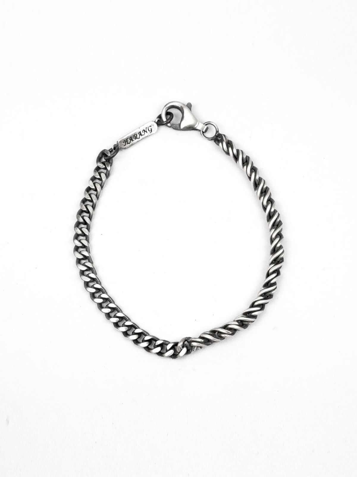 하랑(HARANG) HR 226B_Half & Half Chain Bracelet