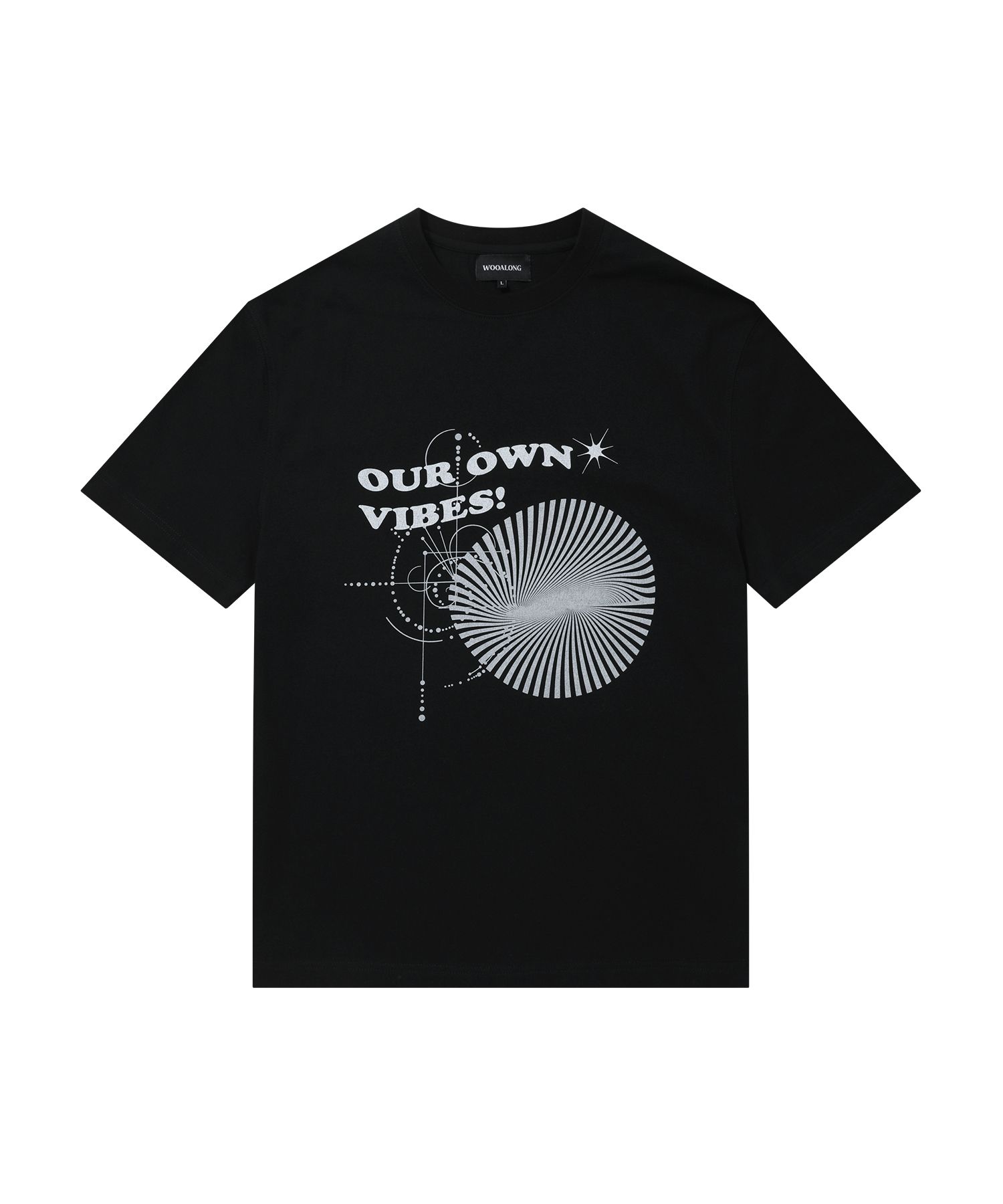 [WOOALONG]★24SS★韓国人気★Vibe T-shirt WOOALONG]☆24SS☆韓国人気☆Vibe T-shirt (WOOALONG/Tシャツ