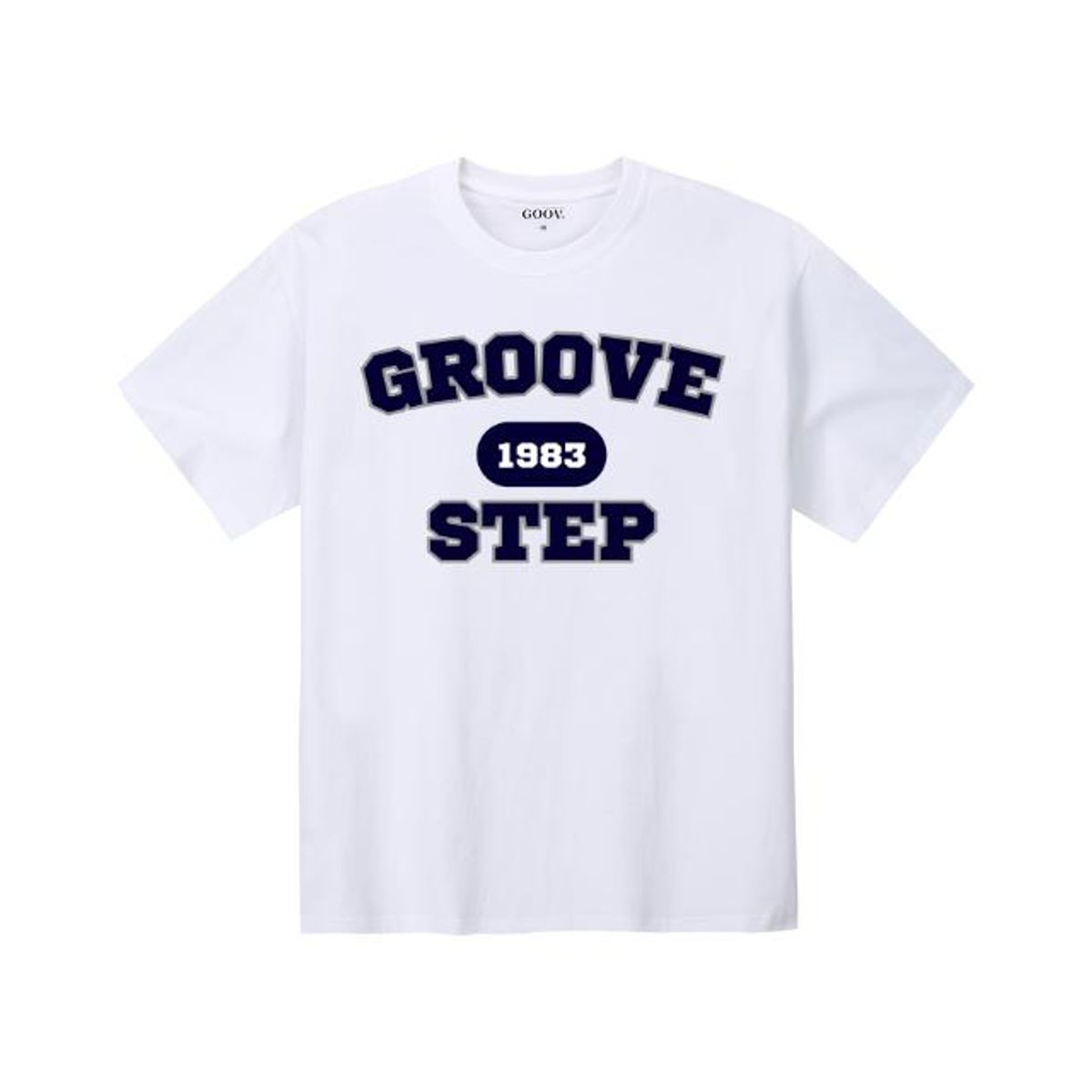 그루브스텝(GROOVESTEP) 그루브 오버핏 반팔 티셔츠 S0118