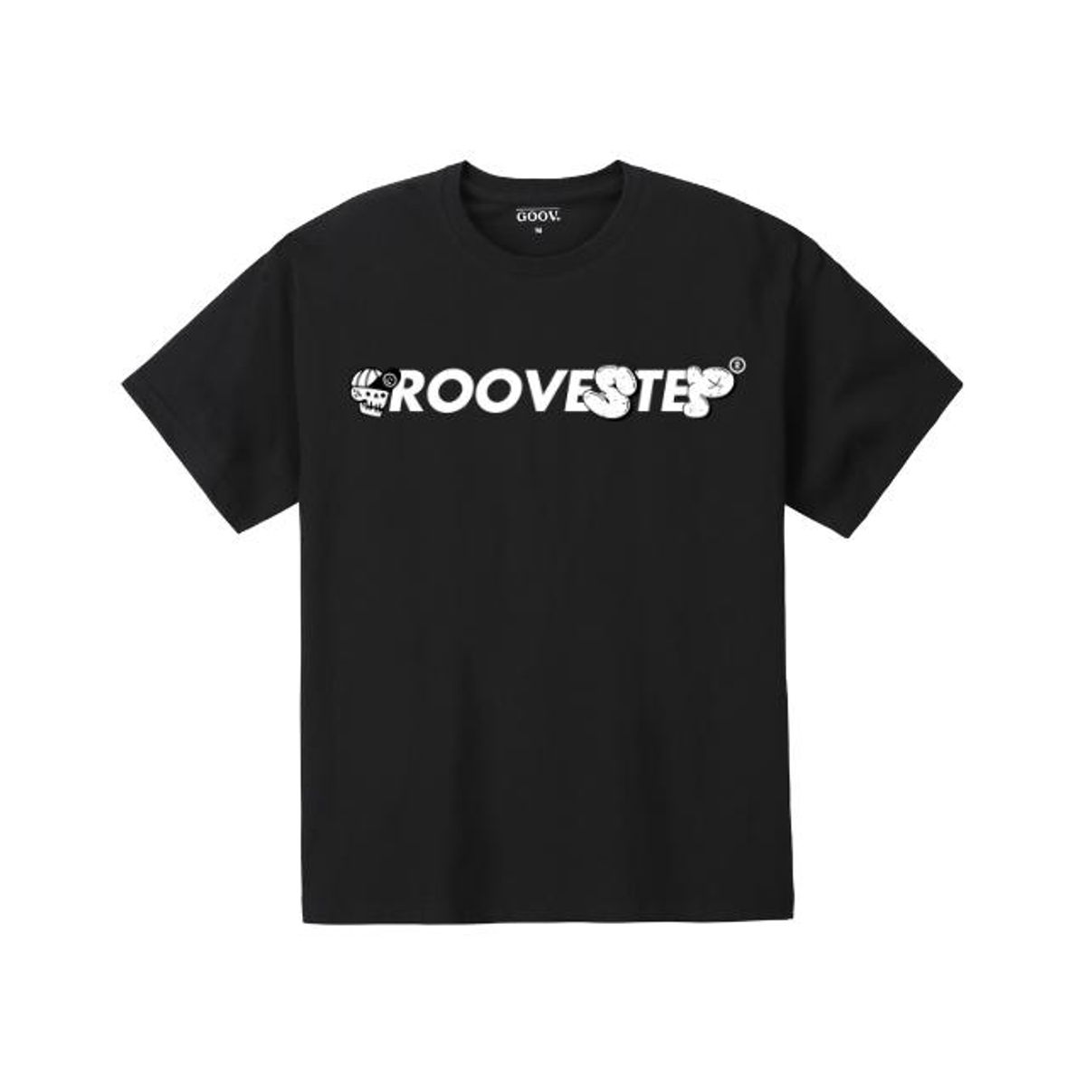 그루브스텝(GROOVESTEP) 해골 오버핏 반팔 티셔츠 S0124