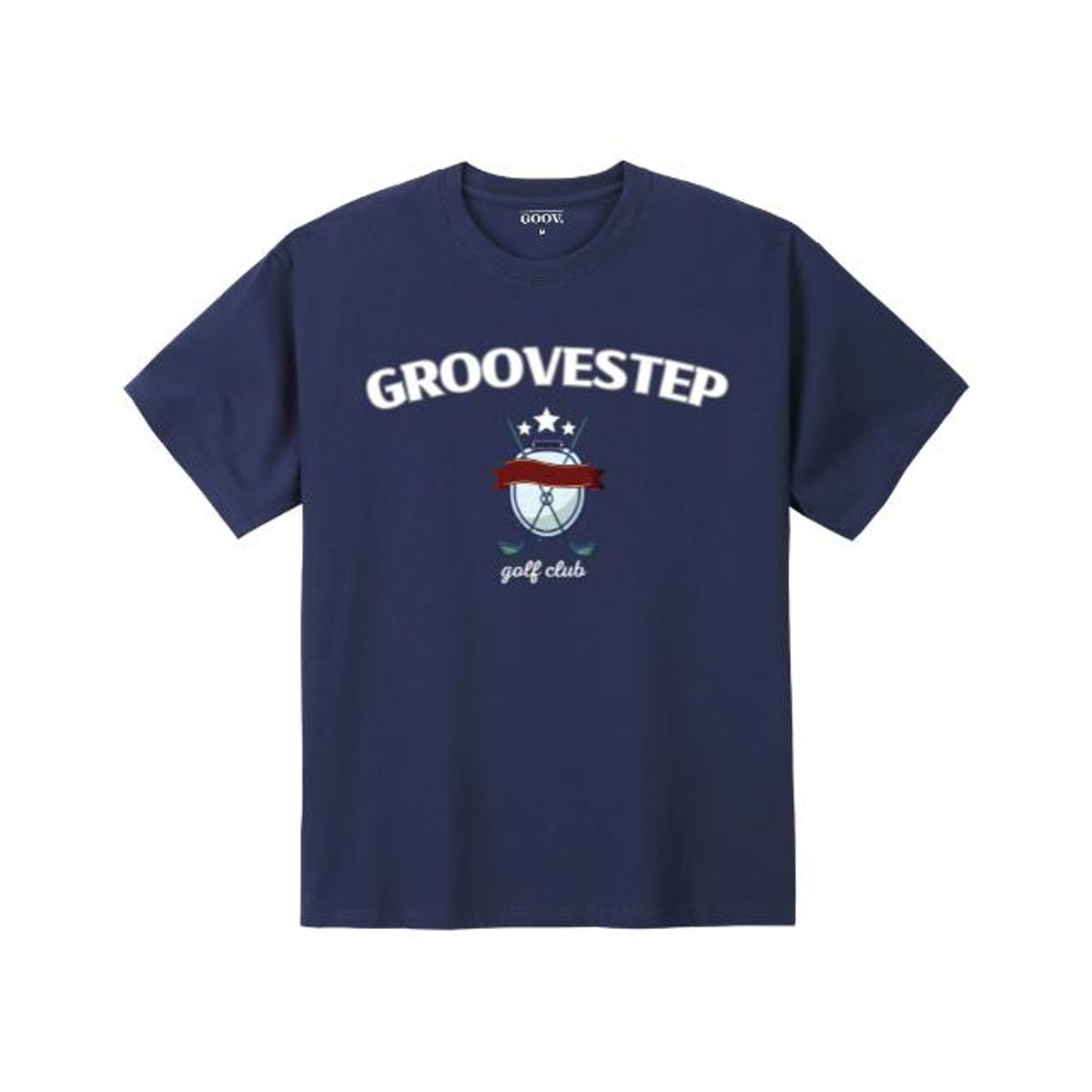 그루브스텝(GROOVESTEP) 프리미엄 골프 오버핏 프린팅 반팔 티셔츠 S0131