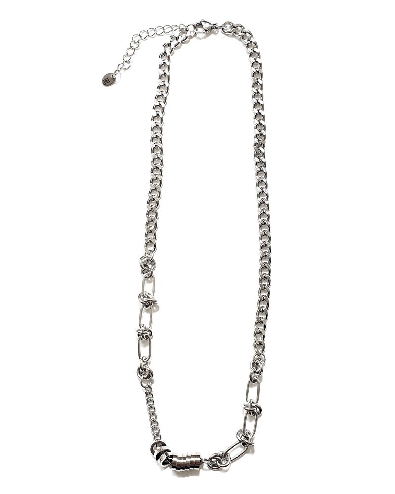 layered mix chain necklace