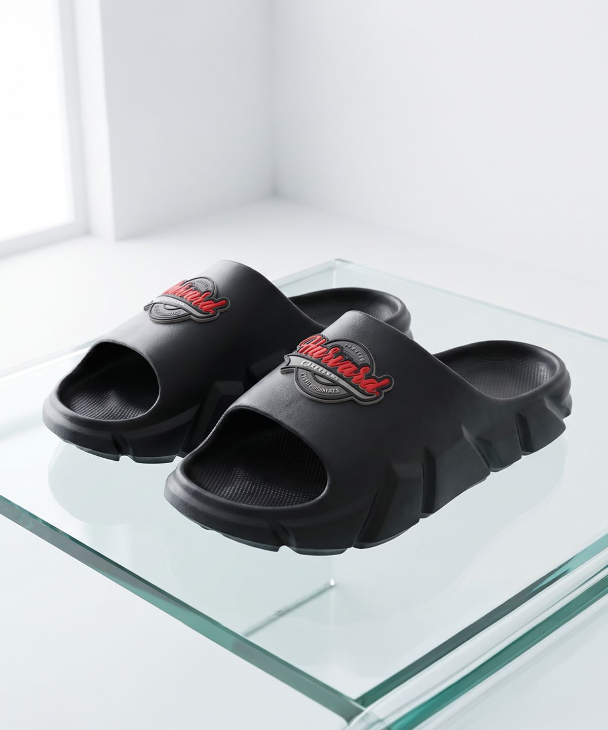 하버드 슈즈(HARVARD SHOES) 단테 남여공용 EVA 슬리퍼 블랙
