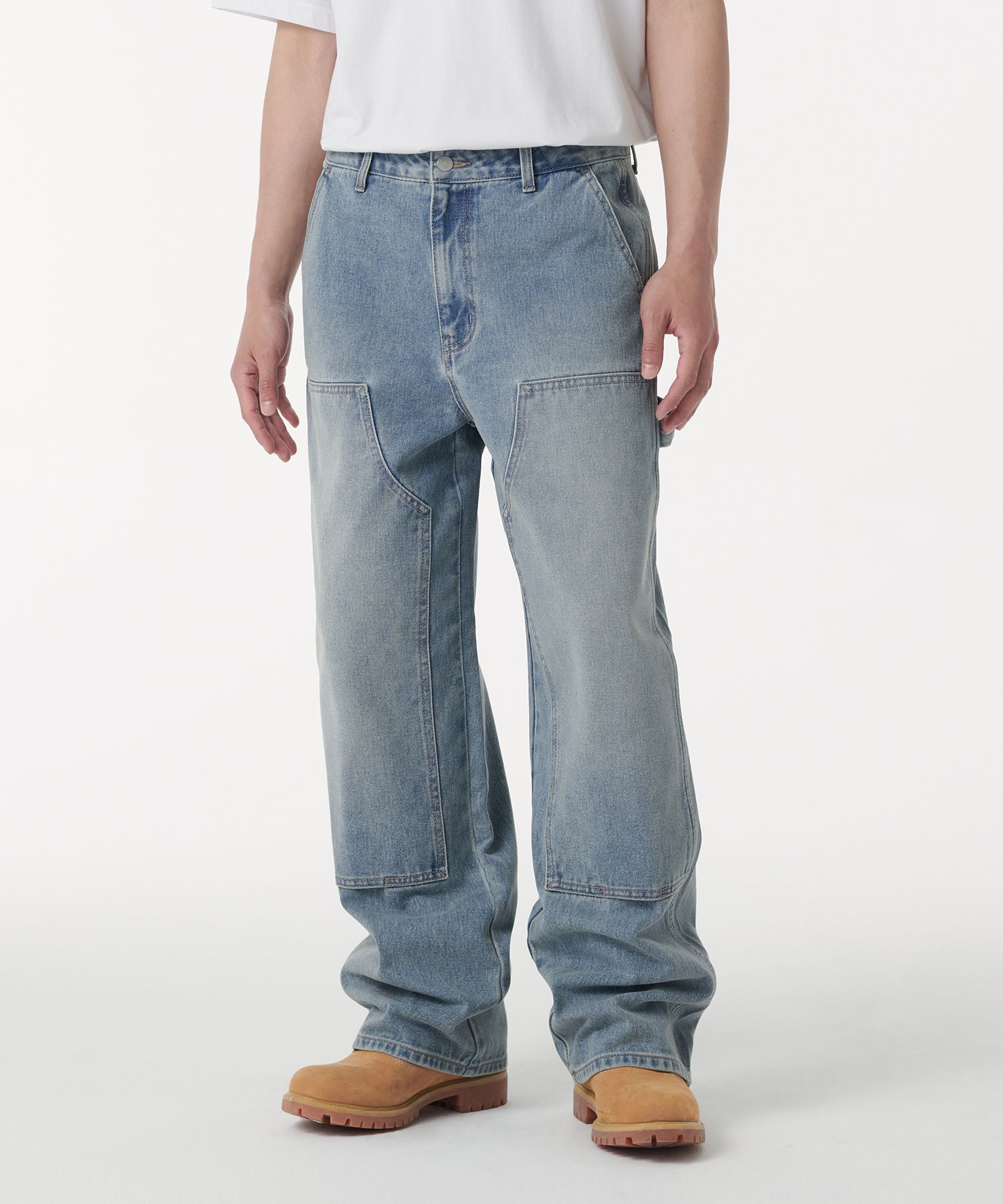 【2plan】Ido Carpenter Wide Pants 2PLAN
