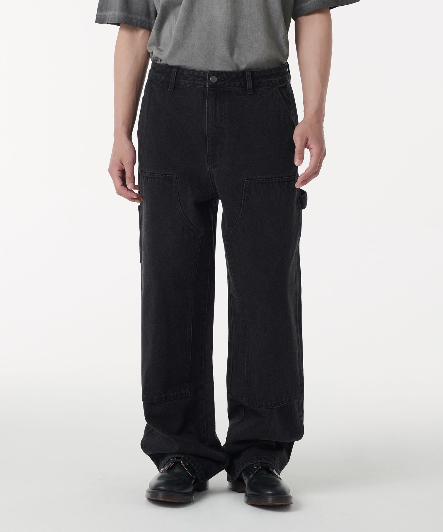パンツ・ボトムスその他 HUECLOSET Zip-work cotton double knee pants Wide Leg Casual Pants | lululemon