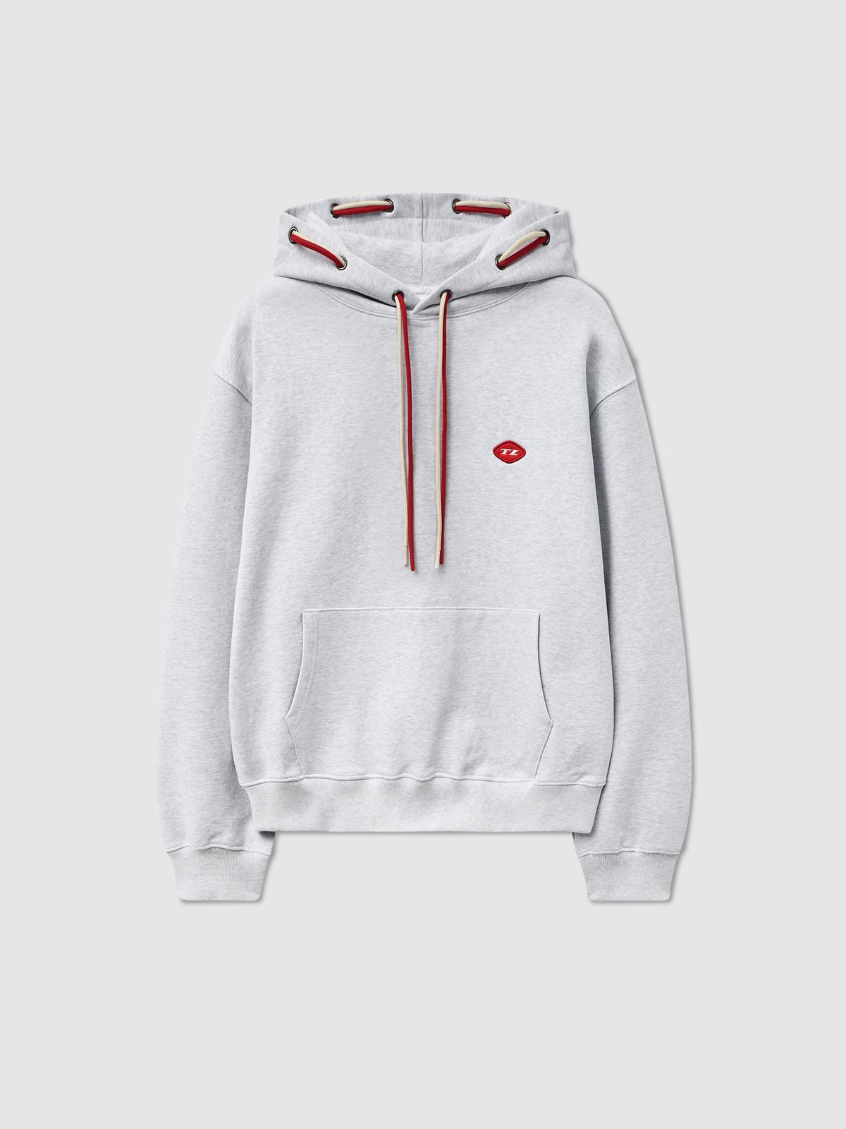 탭루덴스(TABBLUDENS) Punch Hole Hoodie_Grey