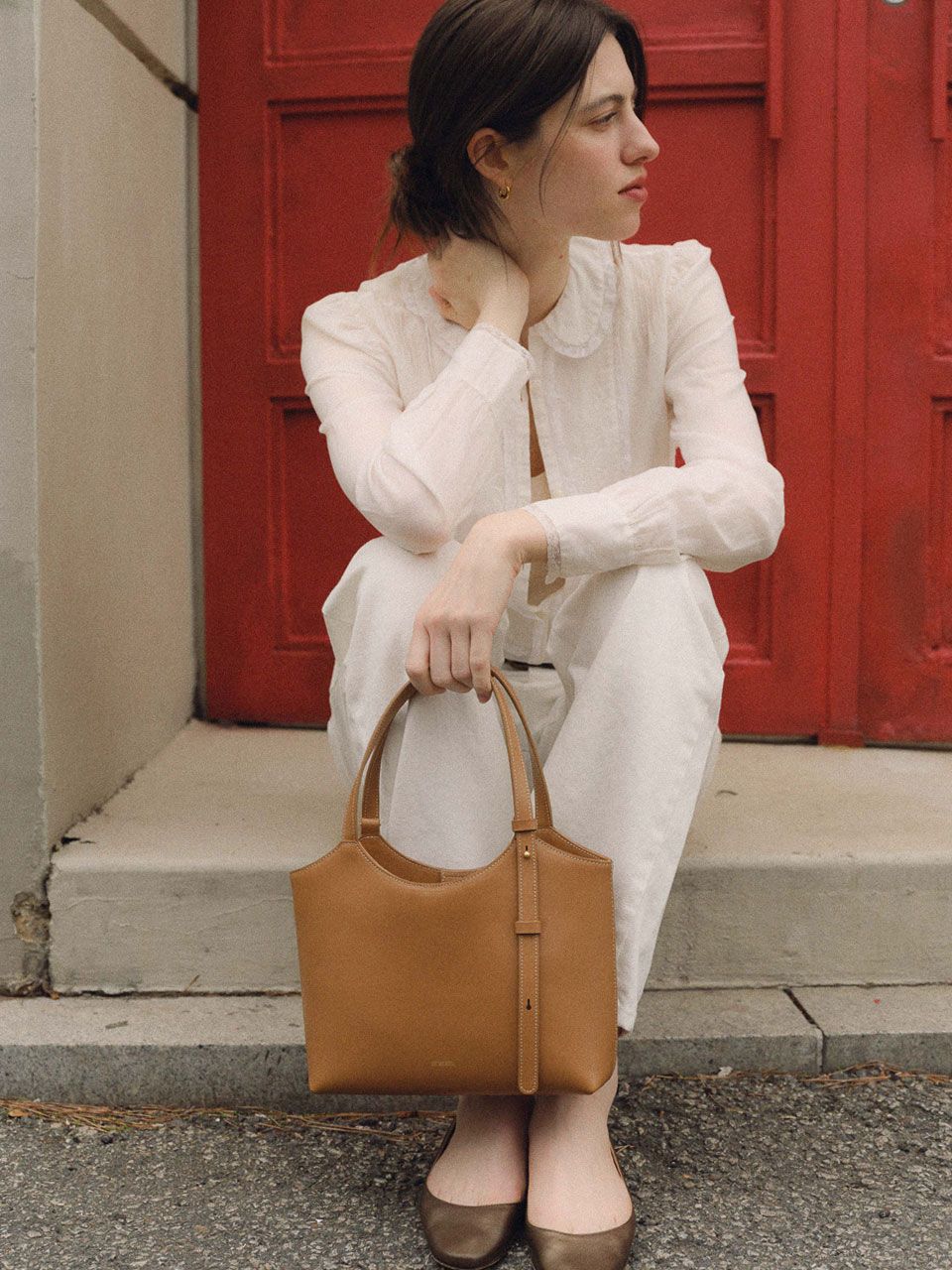 ★DE MERIEL★ 90 Veneta bag Small Soft Brown VENETA MUSINSA | DEMERIEL 90 Veneta bag Small Soft Brown