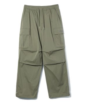 와이드 파라슈트 로고 카고 팬츠 KHAKI (LO3PU724-048)