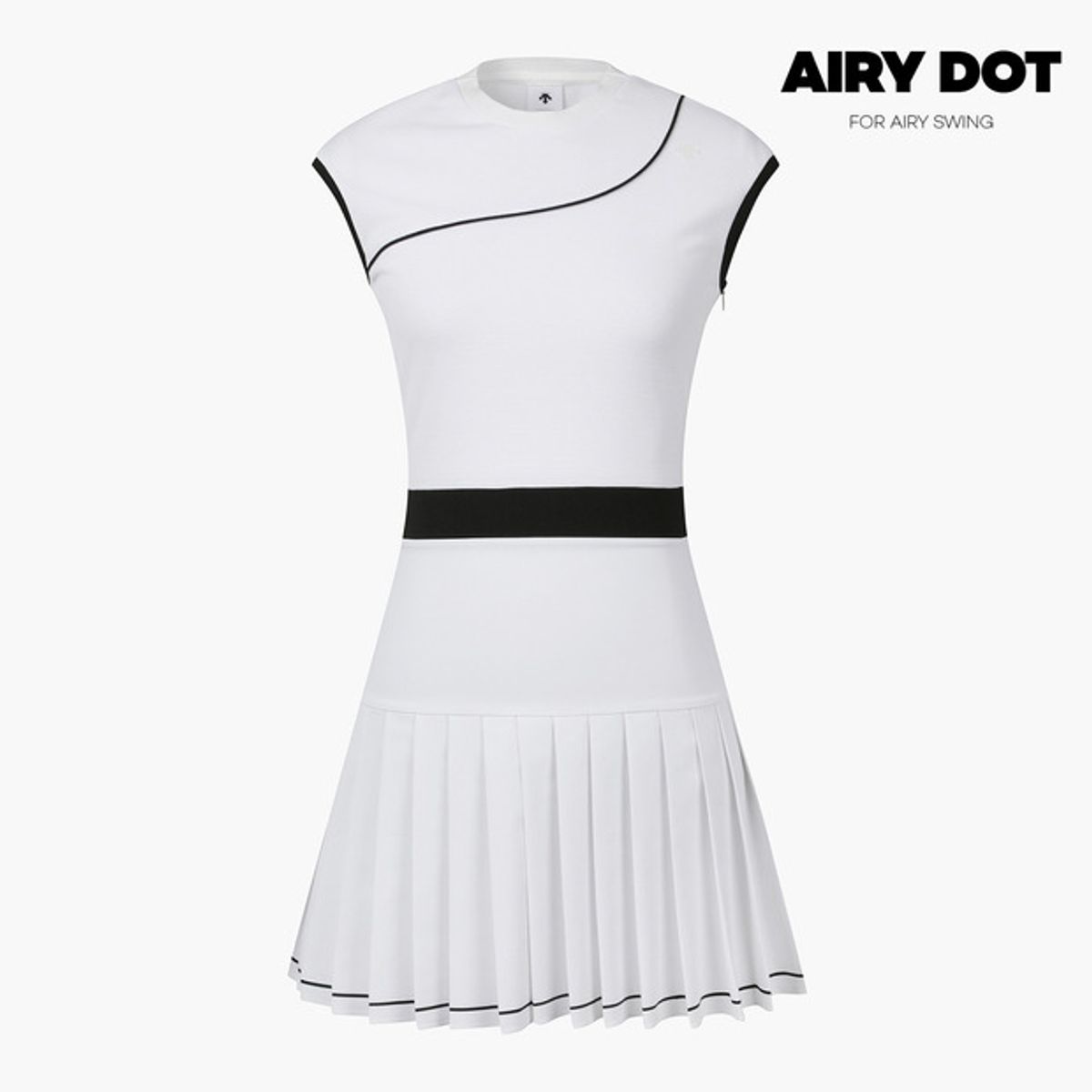 데상트 골프(DESCENTE GOLF) 여성 하이넥 하이브리드 원피스 (DP22WFOP51)