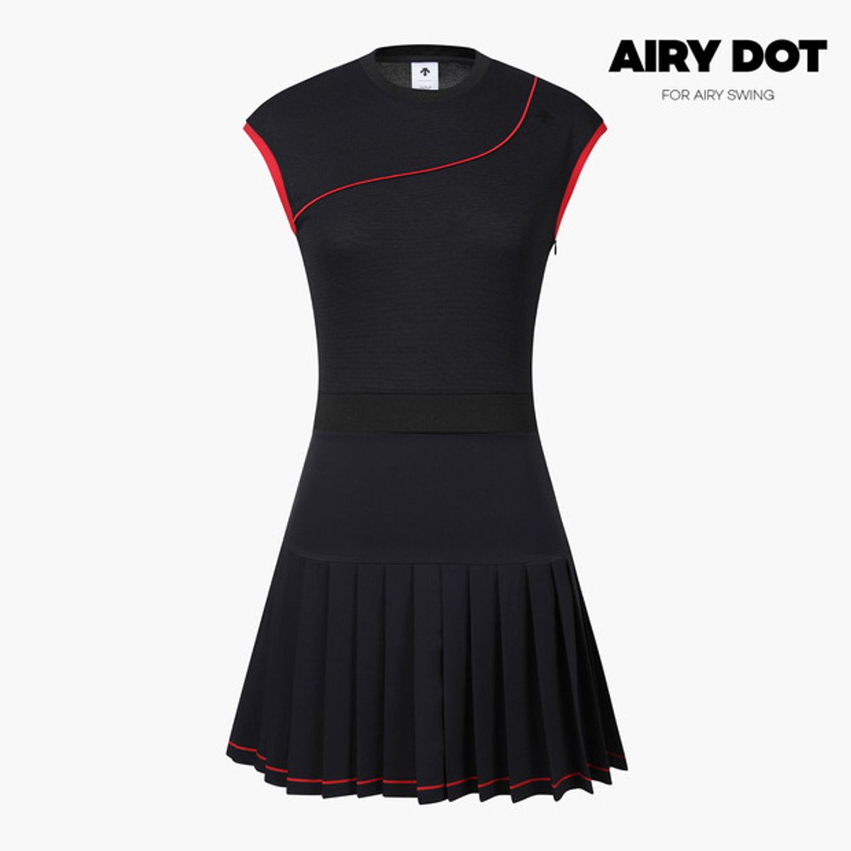 데상트 골프(DESCENTE GOLF) 여성 하이넥 하이브리드 원피스 (DP22WFOP51)