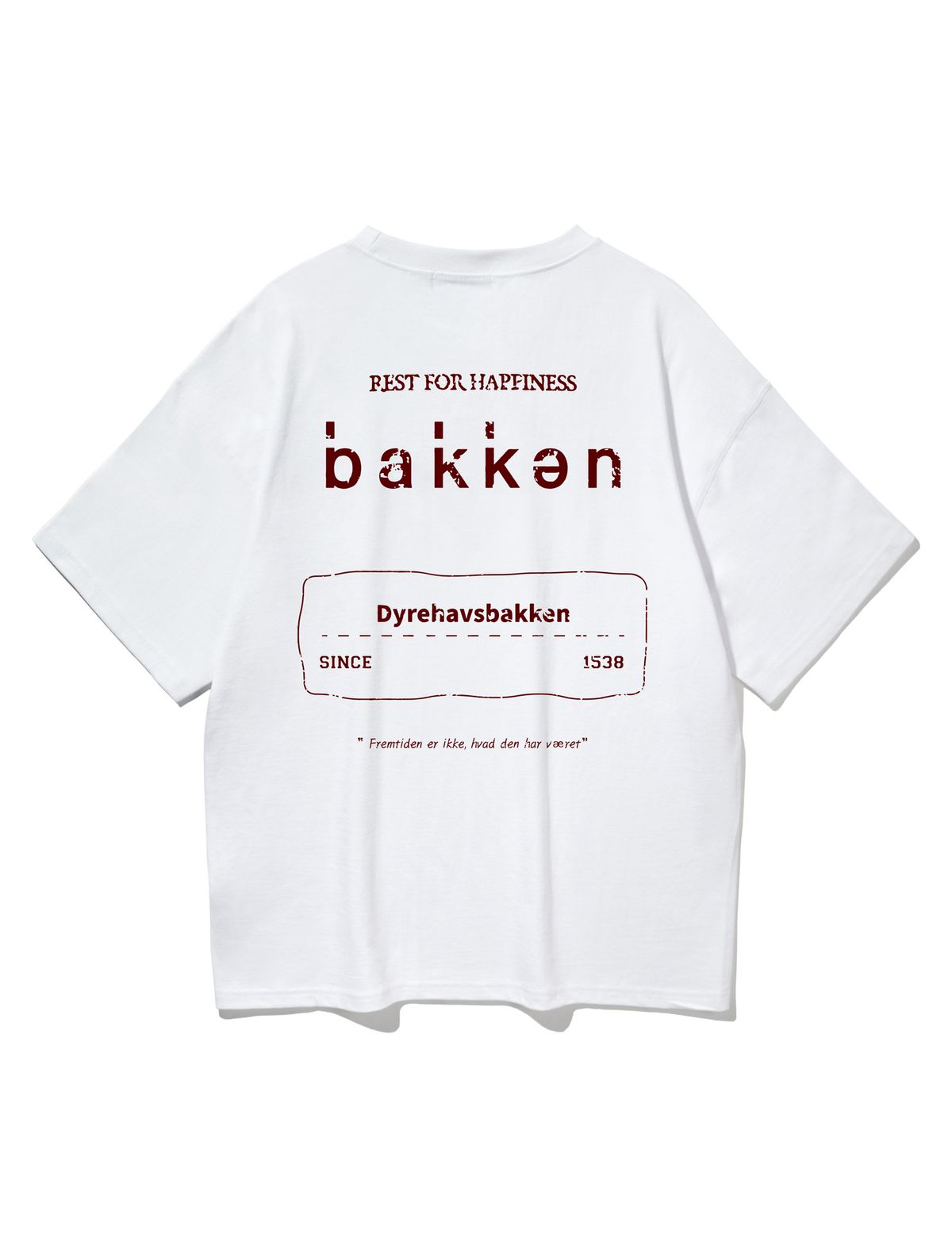 바켄(BAKKEN) Stamp Logo 반팔티셔츠 BK3983_화이트