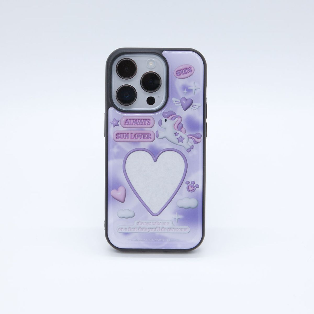 세컨드유니크네임(SECOND UNIQUE NAME) SUN CASE EPOXY PHOTO PURPLE
