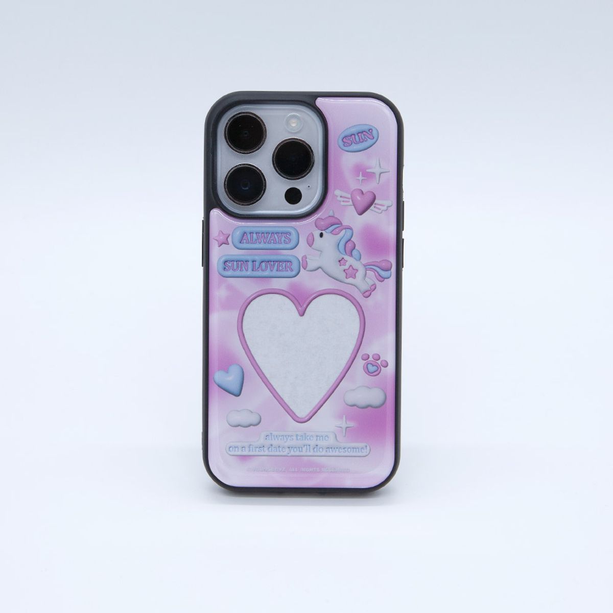 세컨드유니크네임(SECOND UNIQUE NAME) SUN CASE EPOXY PHOTO PINK