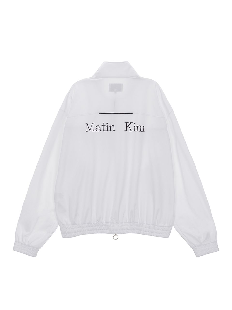 MATIN KIM ♥ BACK LOGO POINT TRACK JUMPER/追跡付 Matin Kim back logo track jumper | peache select