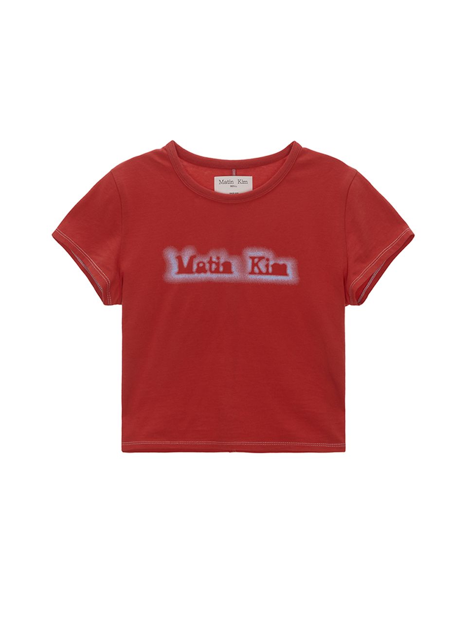 Matin Kim☆MATIN SHADE LOGO CROP TOP MATIN SHADE LOGO CROP TOP IN LIGHT GREEN – Matin Kim