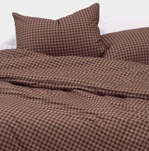 논더스트 깅엄 체크 알러지케어 이불커버 4colors 3size