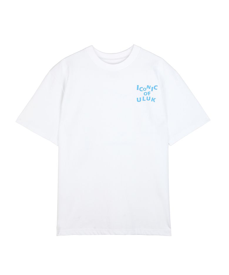 아이코닉 믹스 오버 반팔티_White