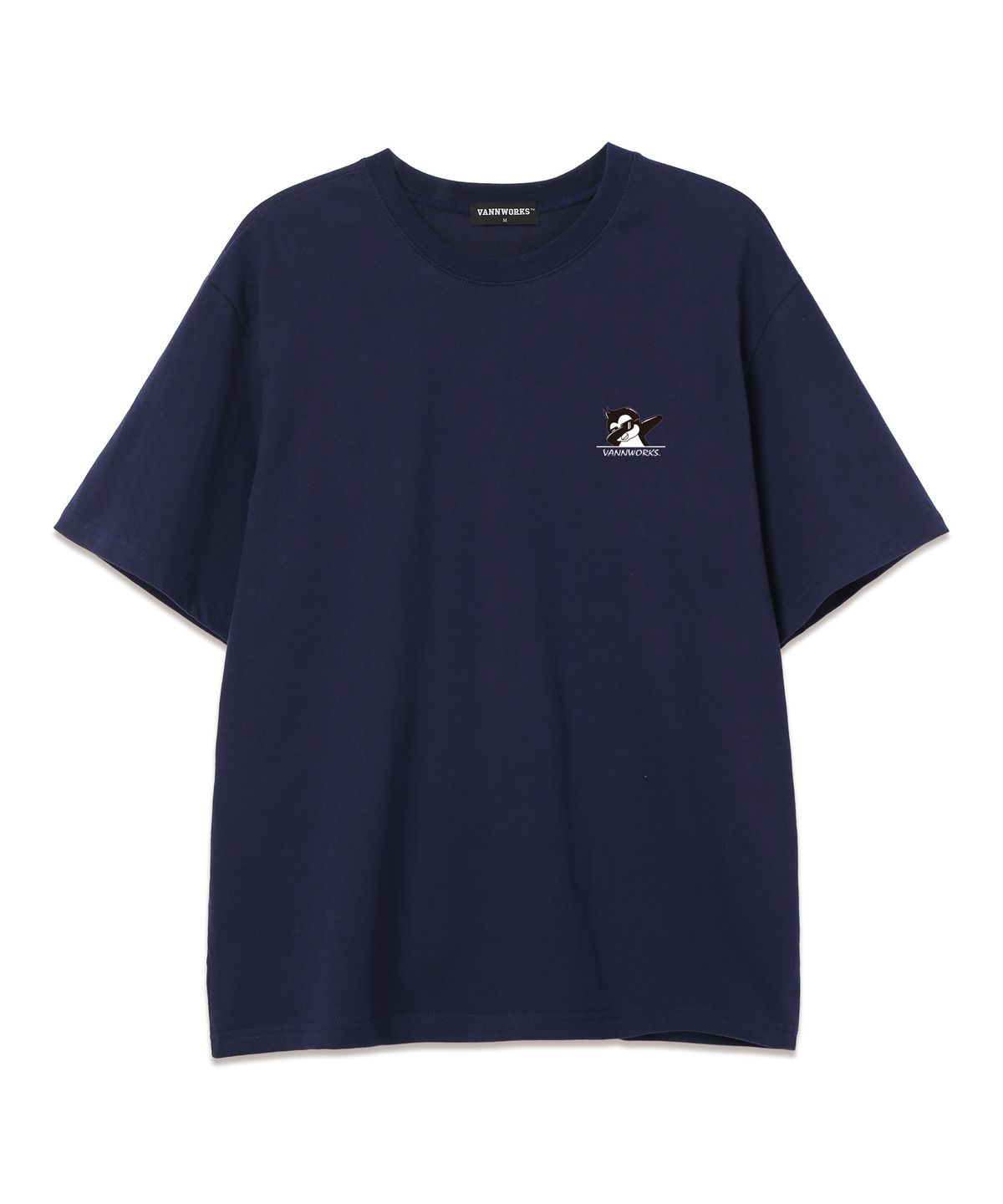 밴웍스(VANNWORKS) Penguin 오버핏 반팔 티셔츠 (VS0042) 네이비
