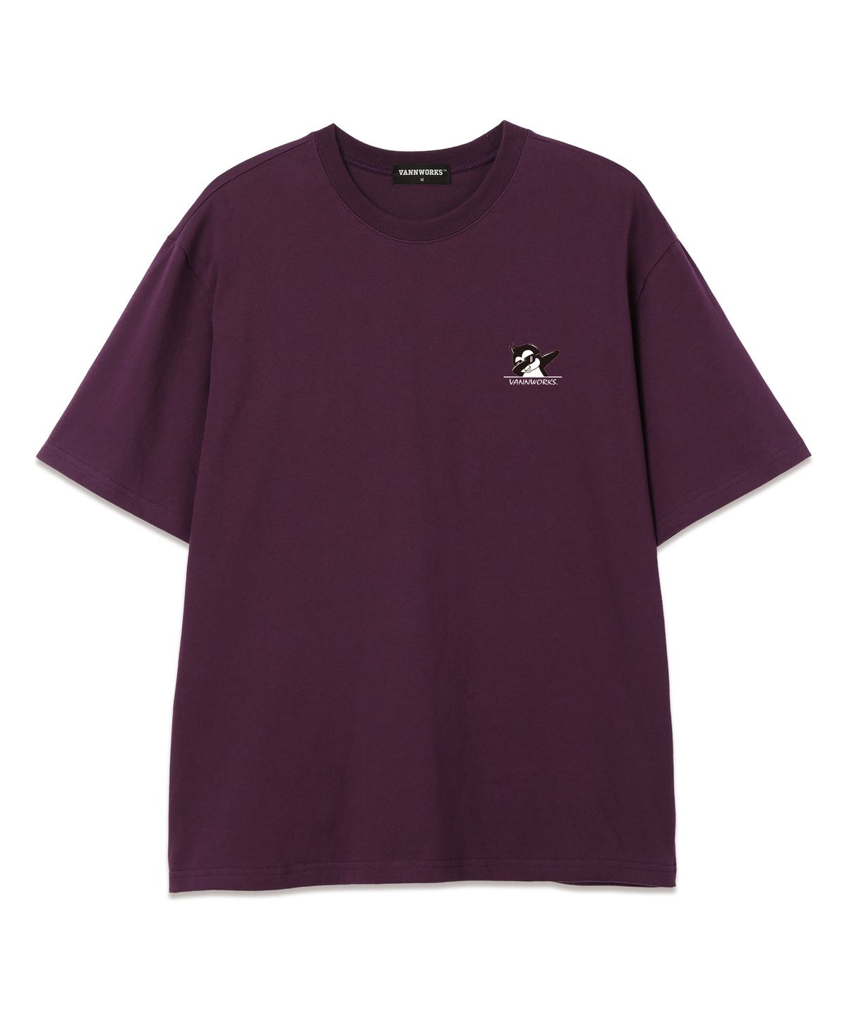 밴웍스(VANNWORKS) Penguin 오버핏 반팔 티셔츠 (VS0042) 퍼플