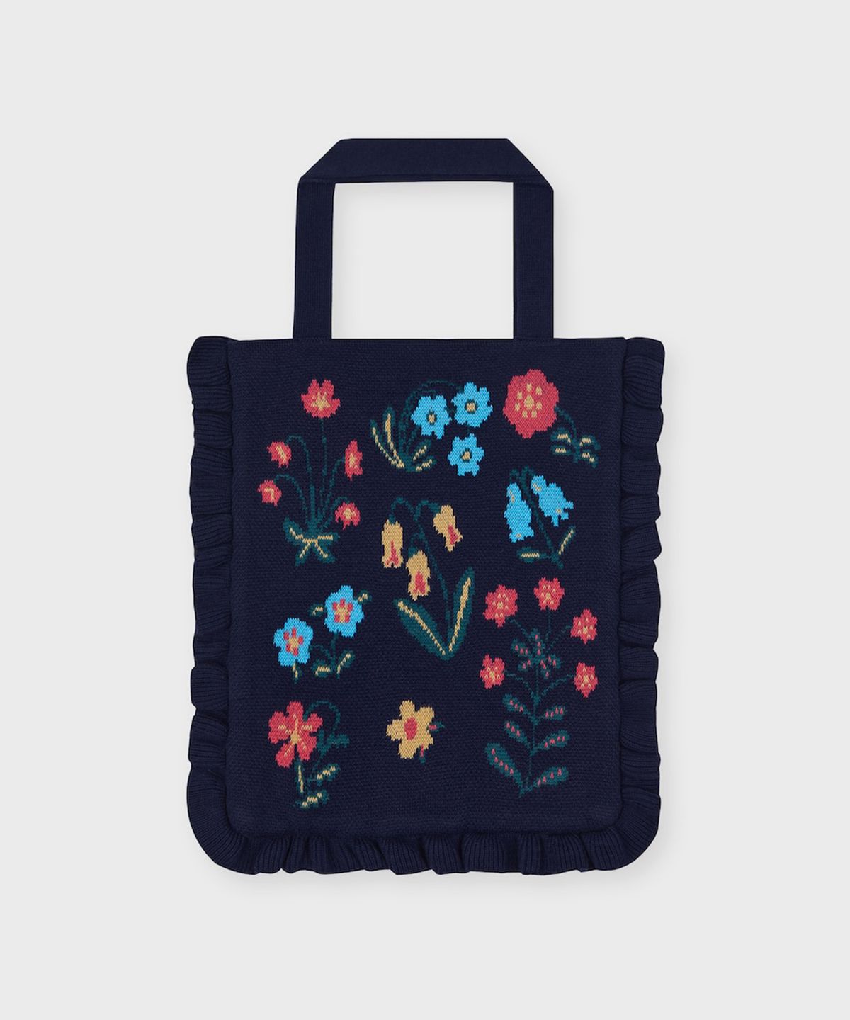 삭스어필(SOCKS APPEAL) NAT knit bag virginie navy