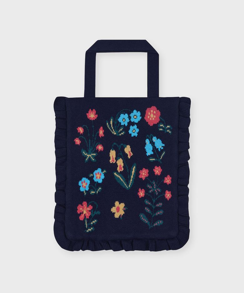 NAT knit bag virginie navy