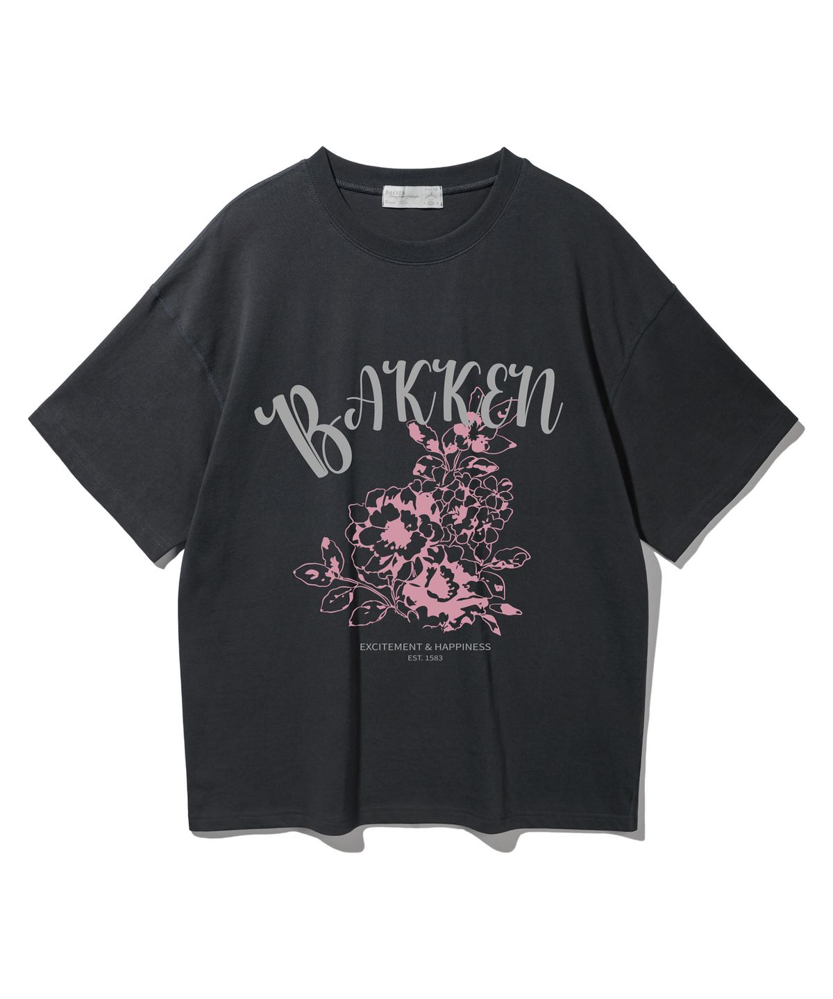바켄(BAKKEN) Blossom 반팔티셔츠 BK3996_차콜