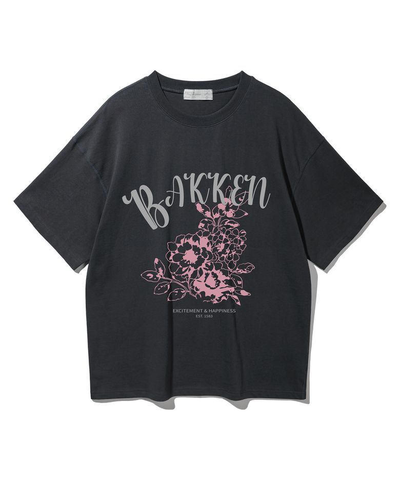 Blossom 반팔티셔츠 BK3996_차콜