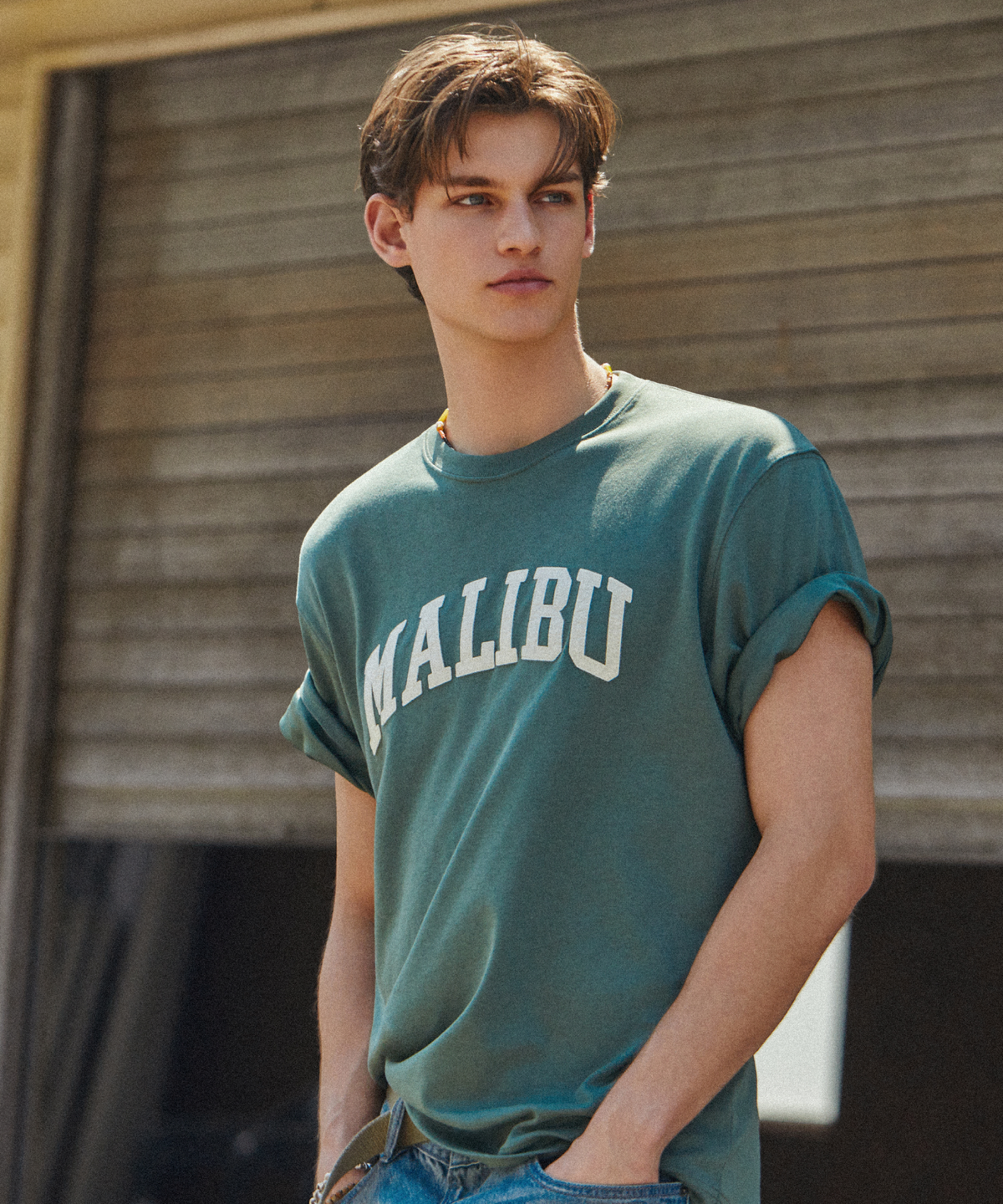 후아유(WHO.A.U) Campus Patch T-shirt / WHRAG2422U