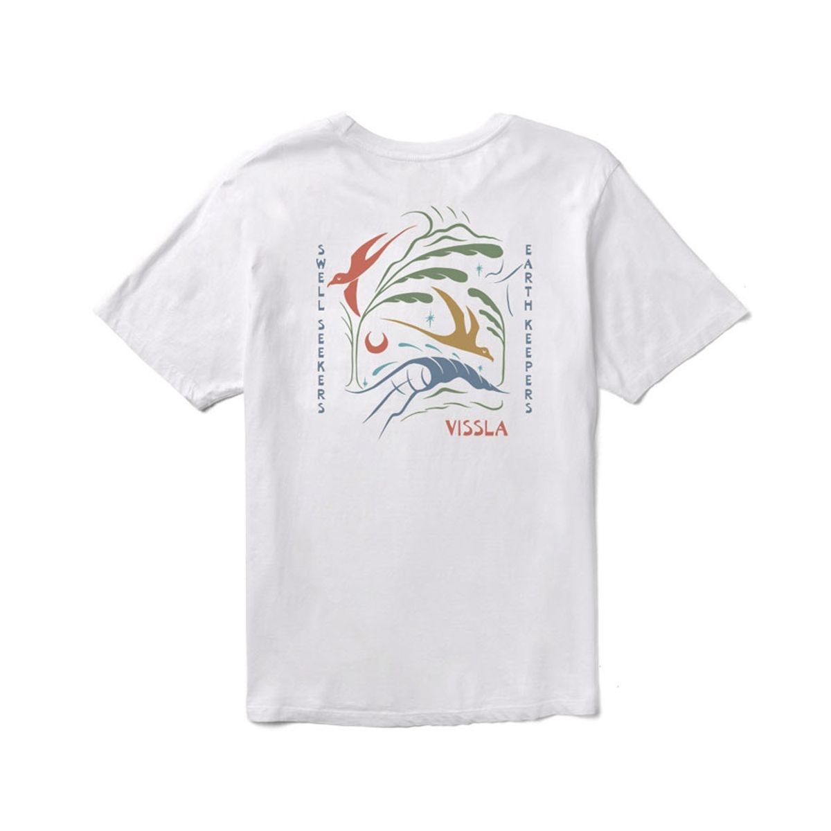 비슬라(VISSLA) Miyashiro Swell Seekers Organic Tee-WHT