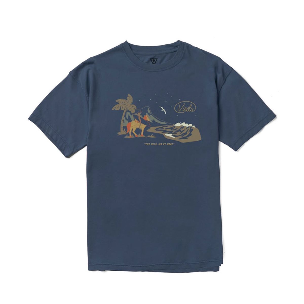 비슬라(VISSLA) Soren Wavy West Organic Tee-DKD