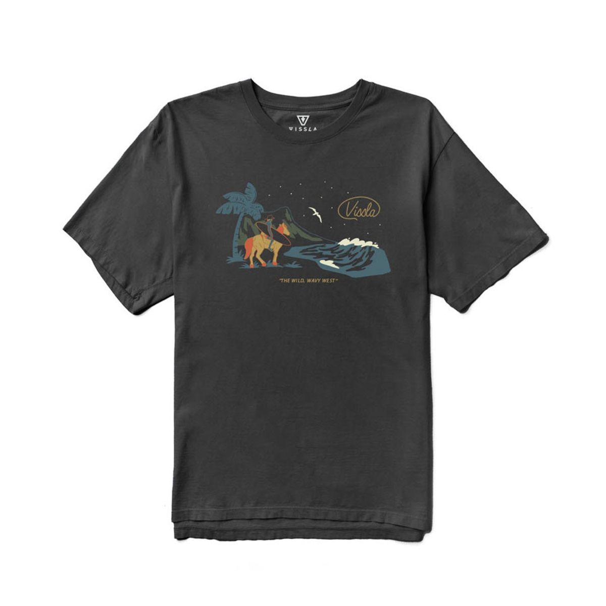 비슬라(VISSLA) Soren Wavy West Organic Tee-PHA